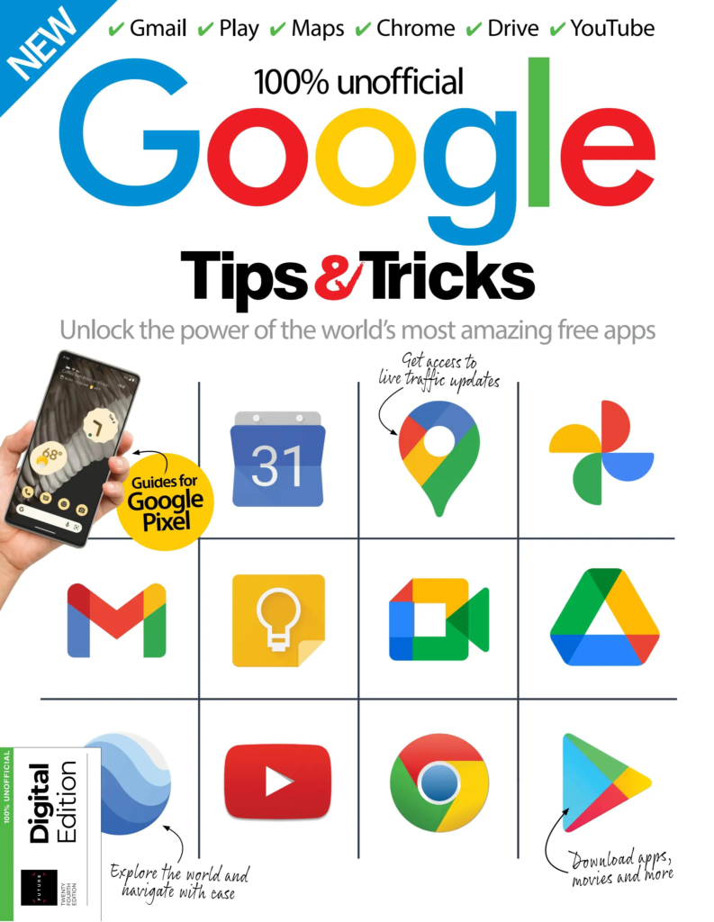 google tips and tricks pdf,unofficial google tips and trick 2026,download google tips book,free pdf books online,downloadpdf sainazeemtech,