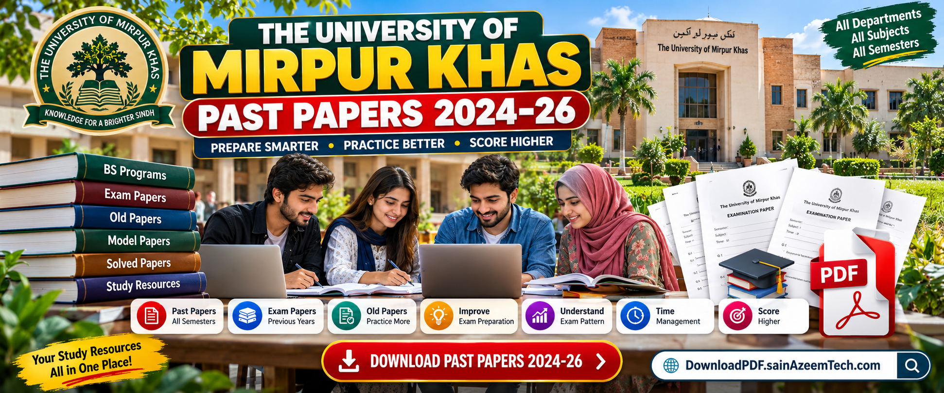 The University of Mirpurkhas Past Papers 2024-26